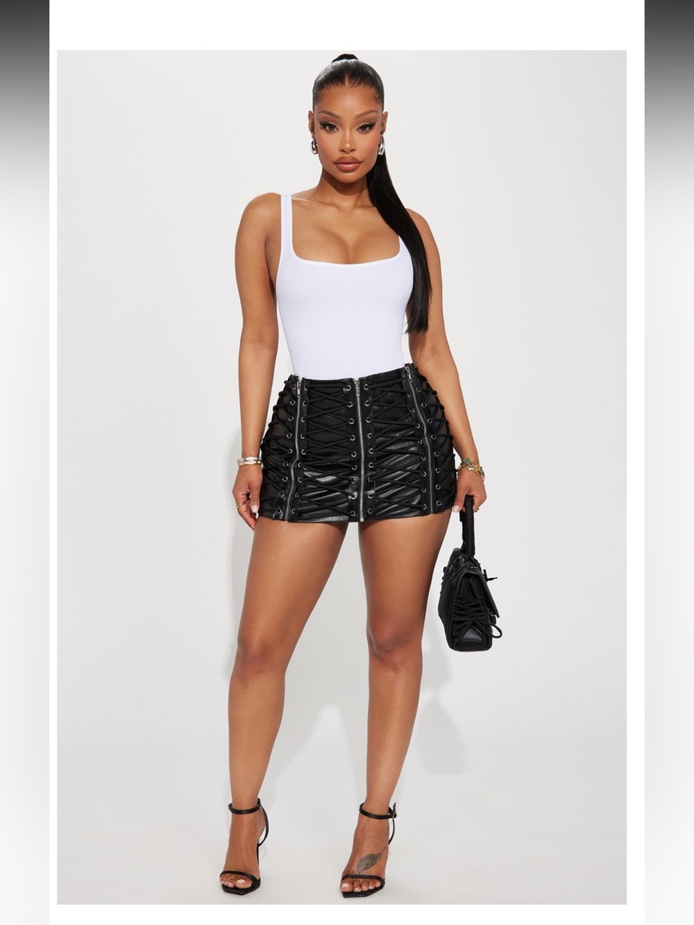 Leather Mini Skirt